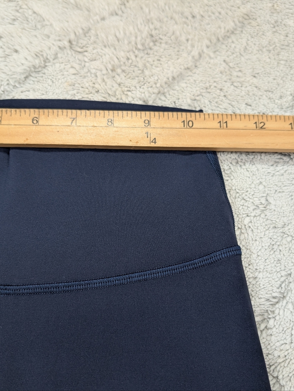 Lululemon Leggings Womens 4 Blue Navy Wunder Train High Rise Tights 28” Active - Picture 4 of 9
